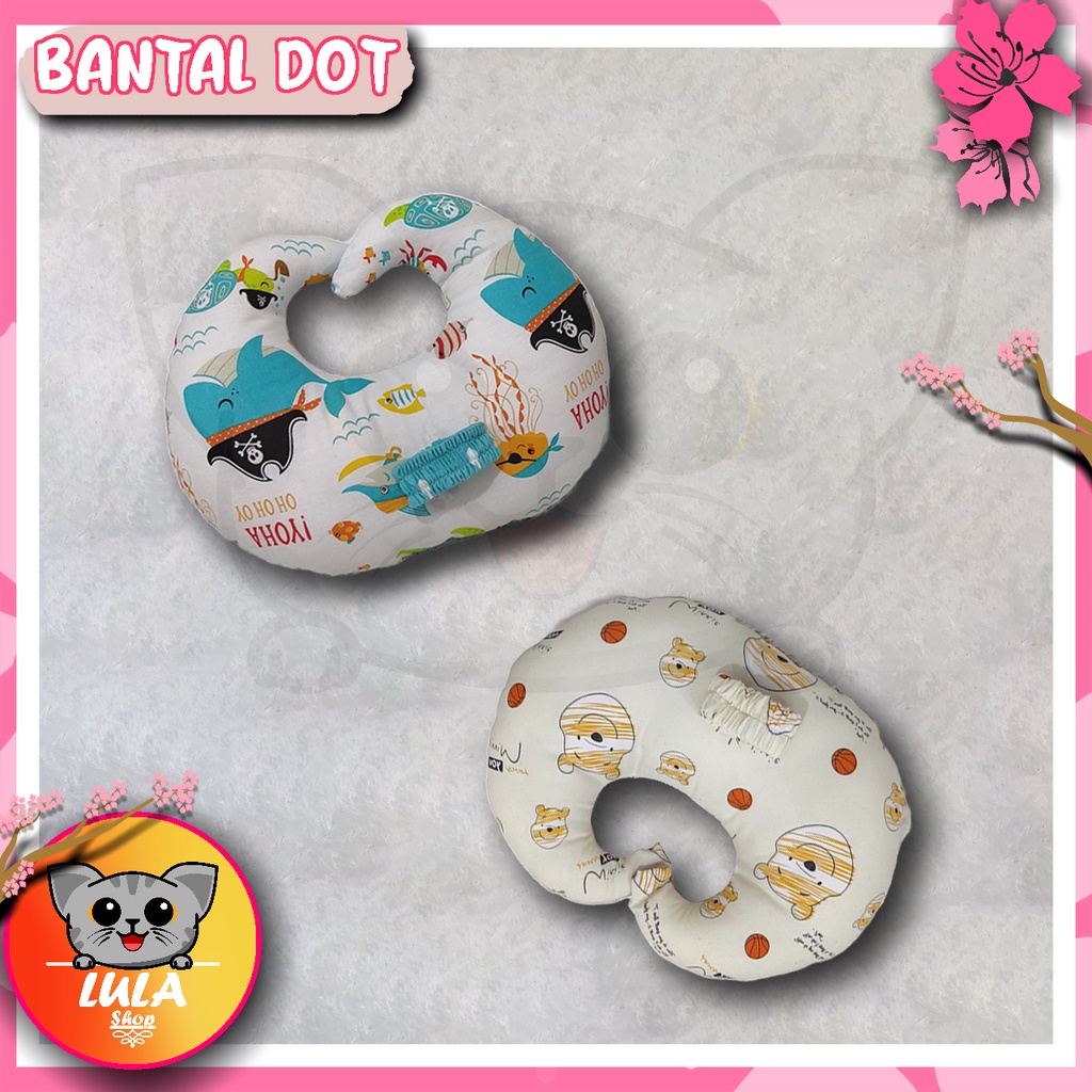 Bantal Dot / Bantal bayi / Bantal traveling bayi / Bantal Penyangga dot / Bantal imut