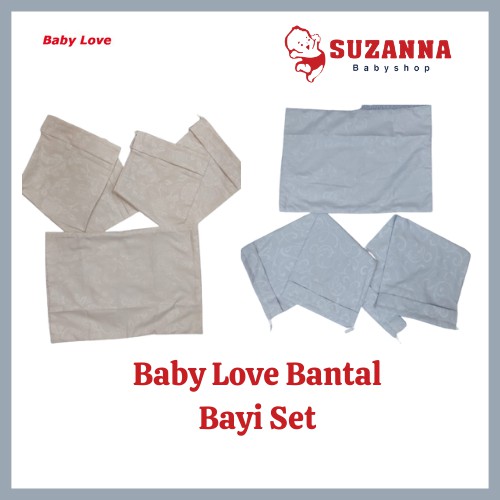 Suzanna Babyshop - Baby Love Sarung Bantal Bayi Set
