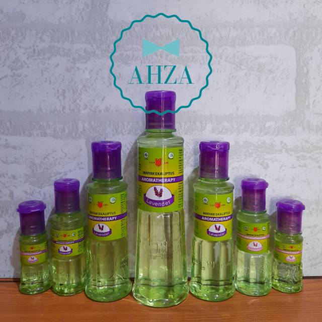 AHZA MINYAK KAYU PUTIH AROMATHERAPY LAVENDER CAP LANG 15ML/30ML/60ML/120ML