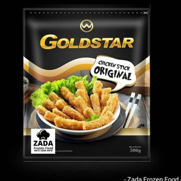 

M4asih Ready$|GoldStar Chicken Nugget Stick Original 500 Gr |populer....!