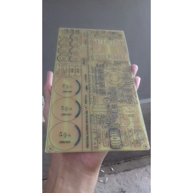 Jual PCB POWER SUPPLY SMPS SIMETRIS HALF BRIDGE PWM SG3525 3000 WATT