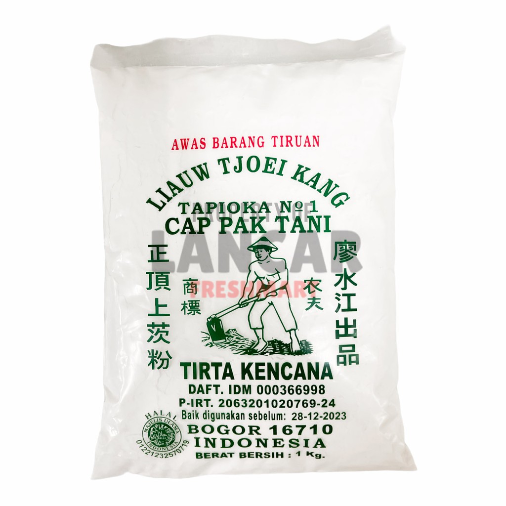 TEPUNG TAPIOKA SAGU TANI 1KG / SAGU TANI LIAUW TJOEI KANG TAPIOKA PAK TANI 1KG