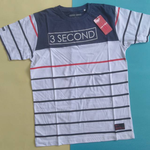 KAOS 3SECOND BAJU DISTRO KAOS PRIA THREE SECOND