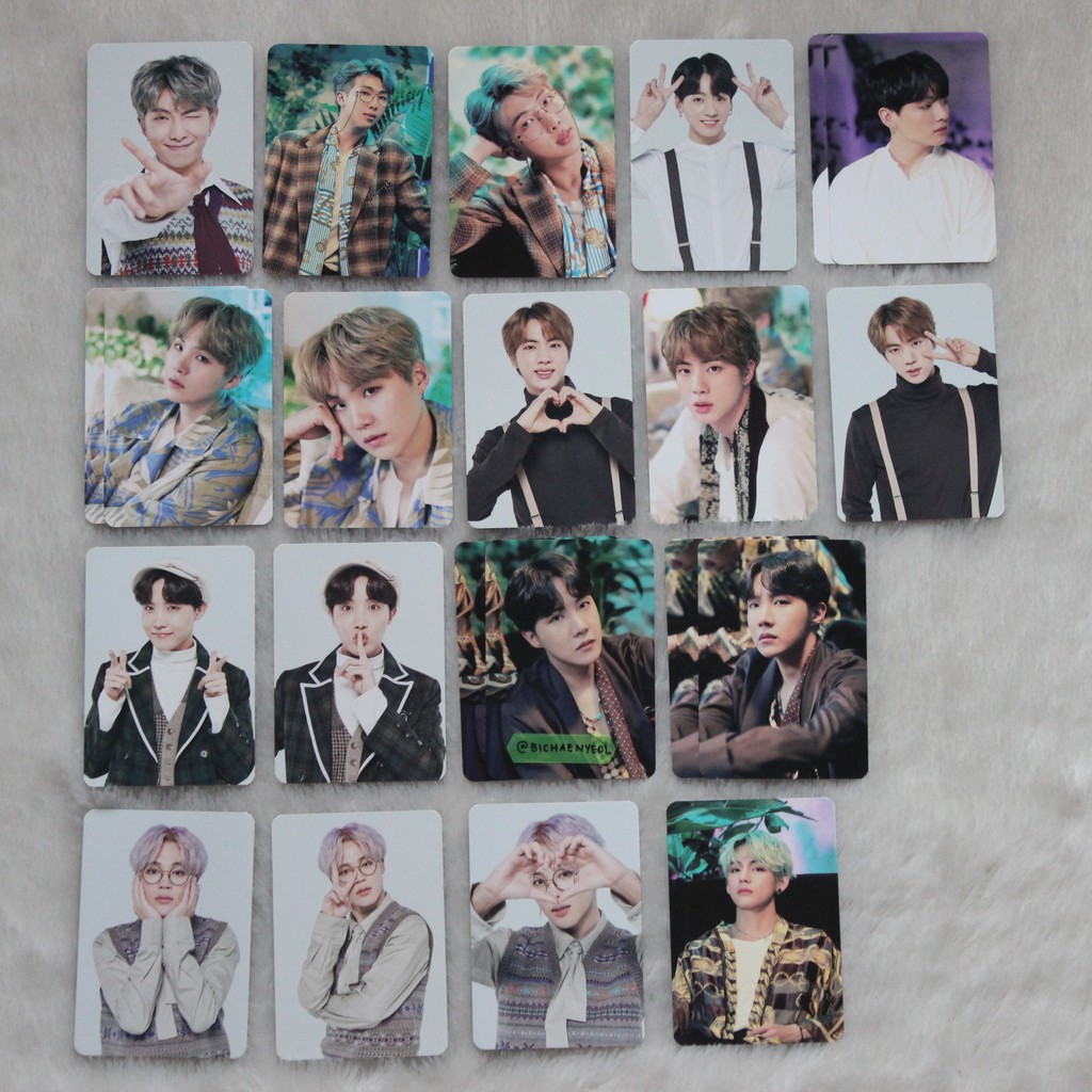 BTS Sharing 5th Muster Mini Photocard | Jungkook V Jimin Suga Jin RM Jhope Namjoon JK Photo Card MD