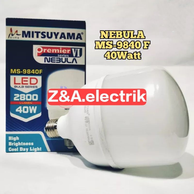 Lampu Bohlam LED 40W MS-9840F Premier Series NEBULA MITSUYAMA