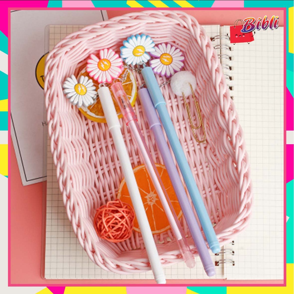 

Pulpen Gel Gantungan Karakter Bunga Daisy Pena Pelajar Lucu Souvenir 602