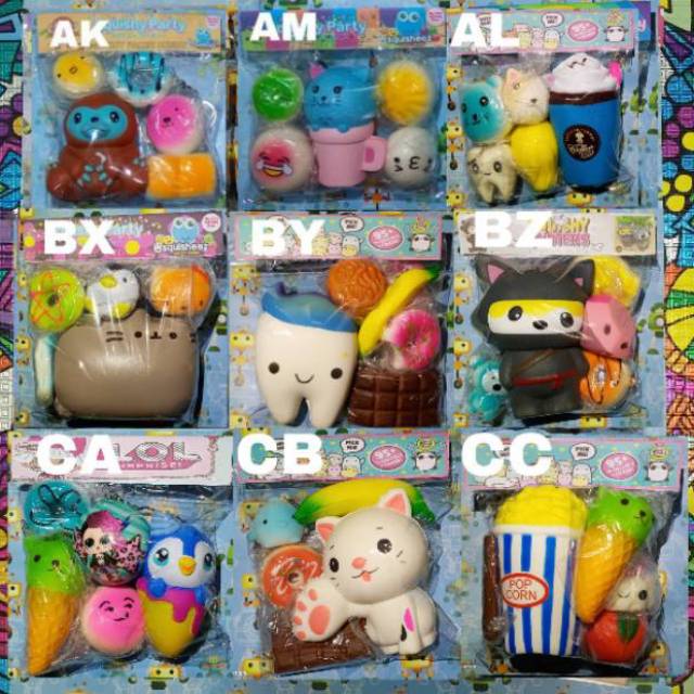 Paket Squishy Soft Slow Rising 56rb 5pcs Shopee Indonesia Paket Squishy Soft Slow Rising 56rb 5pcs Shopee Indonesia
