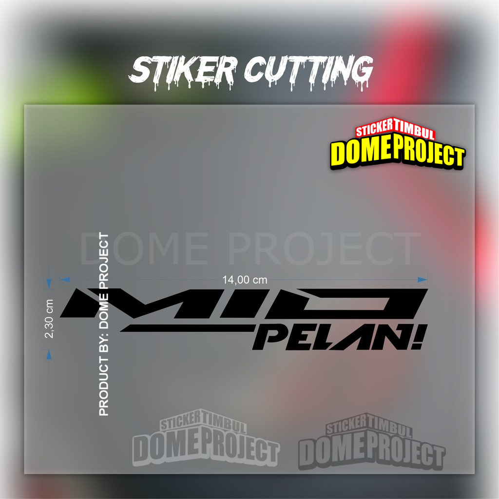 Stiker Mio Pelan Stiker Cutting Motor