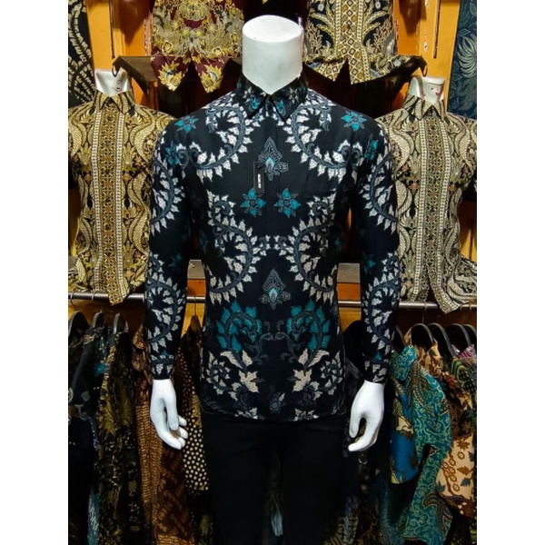 Kemeja Batik Pria Diamond Slimfit Best Seller Lengan Panjang kemeja batik premium