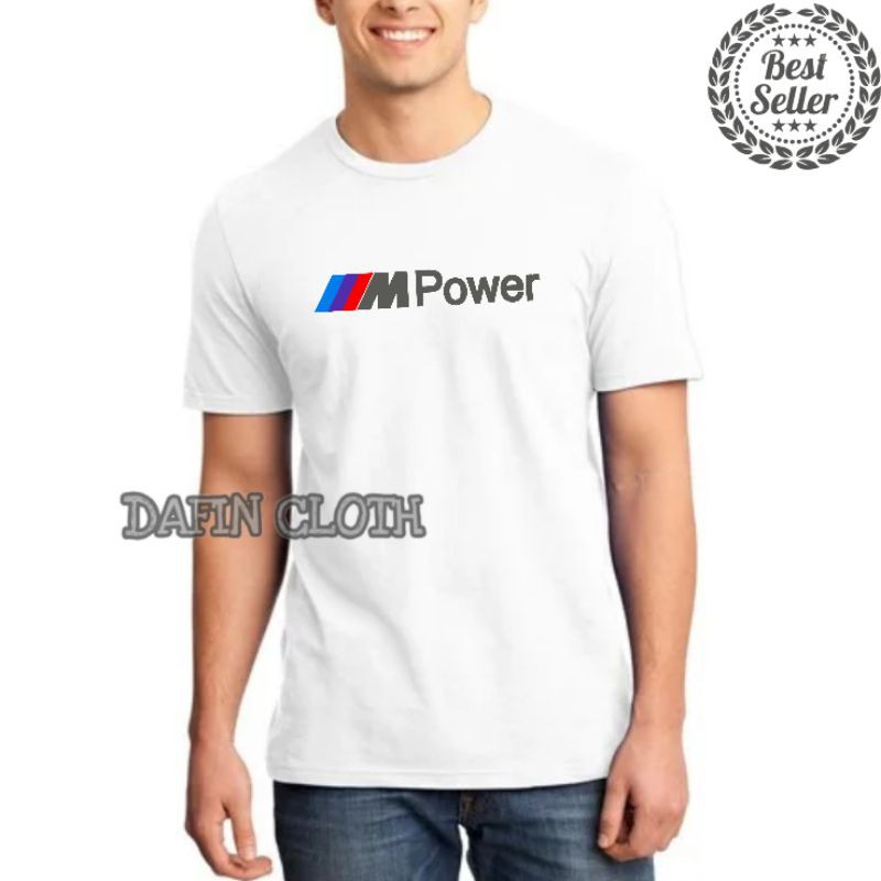 Tshirt Baju Kaos Pria BMW Power