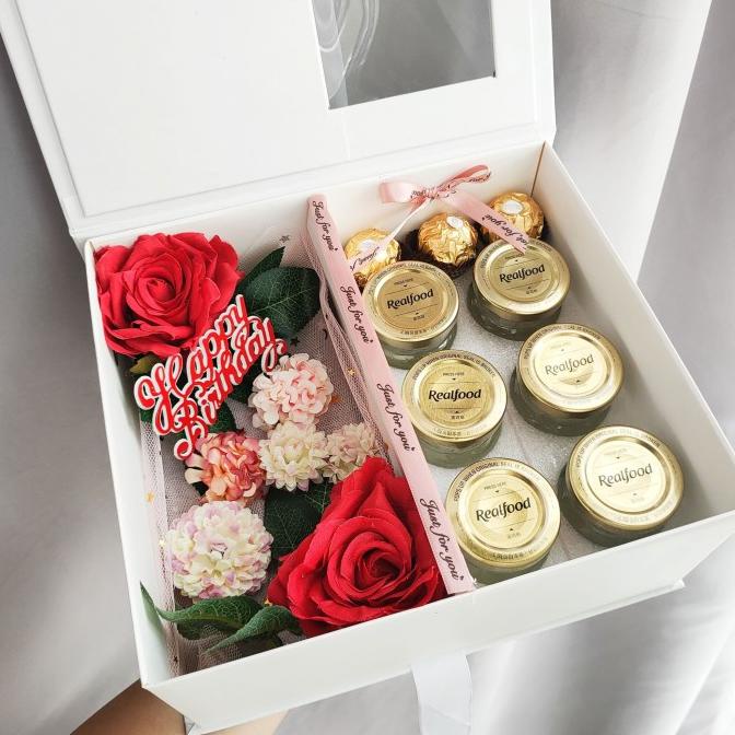 

HAMPER REALFOOD EXCLUSIVE GIFT BOX / KADO ULANG TAHUN 6RFC3-0620 DSG54546WE