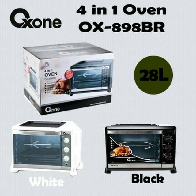 Oxone Ox-898BR 4in1 Jumbo Oven Listrik Alat Brownies Ox 898BR Pemanggang Kue Panggangan Penghangat