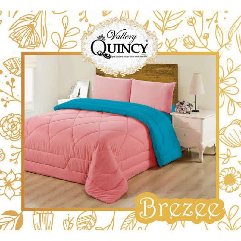 Bedcover Valery Quincy 180x200 Polos Set Motif Emboss 2in Jacquard