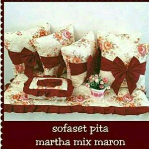 sarung bantal sofa pita unik set  Berkualitas