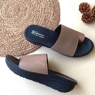 sandal wanita kulit asli terbaru/viral 2021/papirut/fashion wanita kekinian