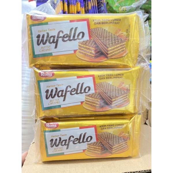 

Roma wafello wafer renceng isi 10 sachet