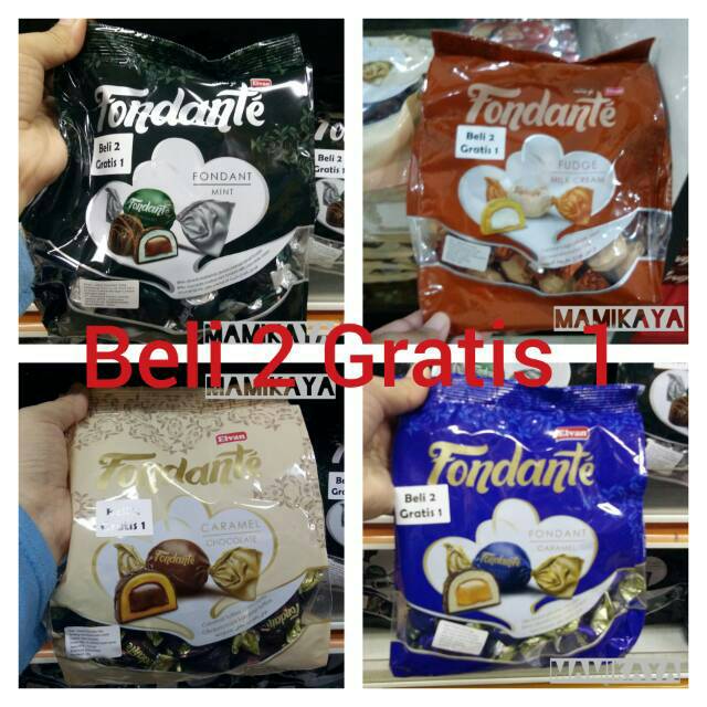 

Beli 2 Gratis 1, Elvan Fondante 500gr/bag, Turkey-Halal