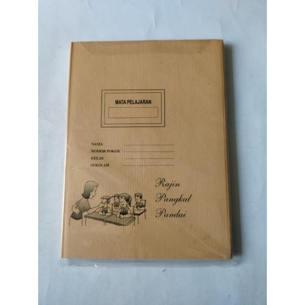 

Sampul Kertas Sampul Jadi Buku Kwarto/Sidu Isi 100 Lembar