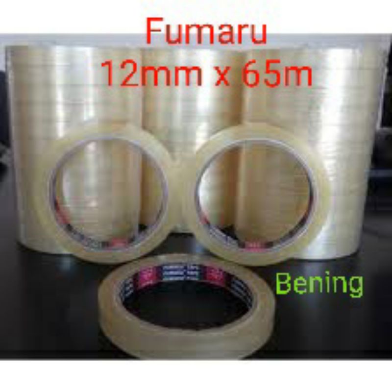

Lakban Fumaru Bening 12mm