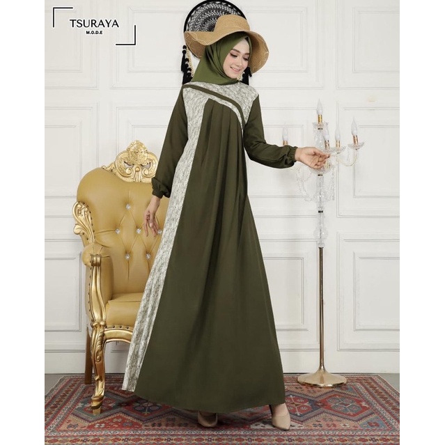 GAMIS FIZZI TSURAYYA ORIGINAL 01 PREMIUM / gamis fizzi motif