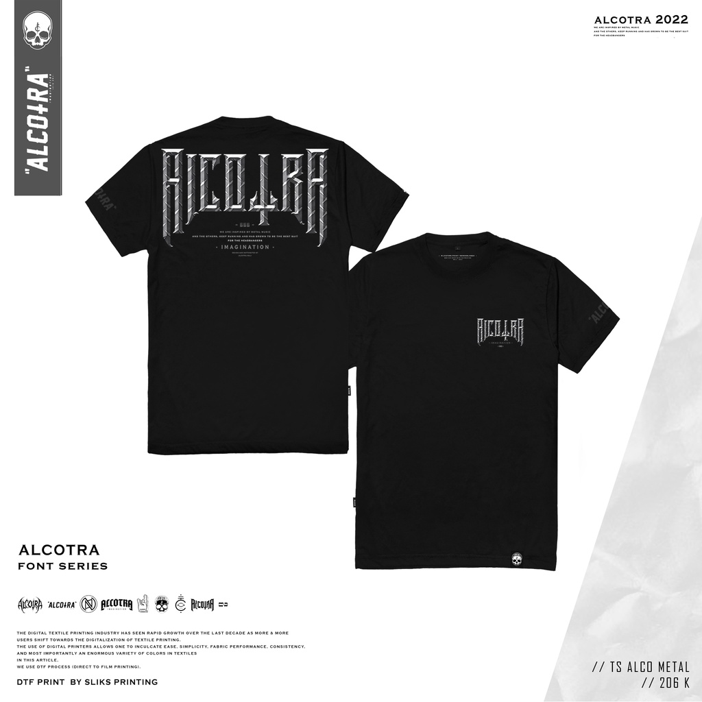 TS ALCO METAL // T-SHIRT ALCOTRA METAL FONT