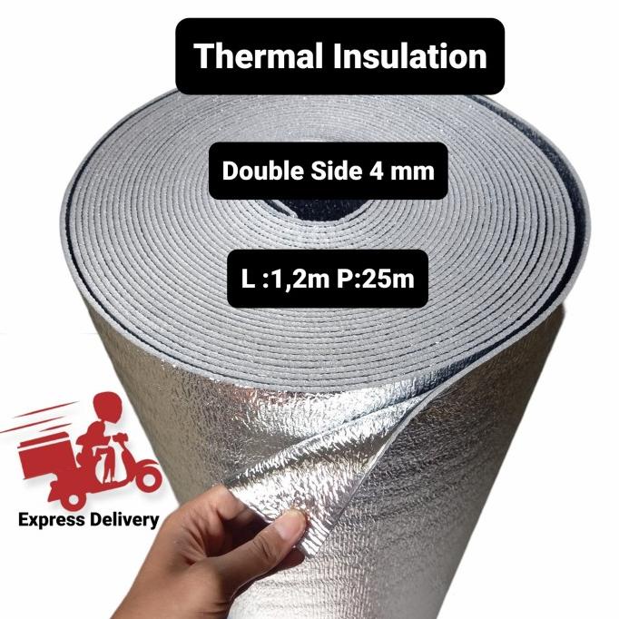 [[[TERBARU]]] Aluminium Foil Foam Roll Peredam Panas Atap Rumah