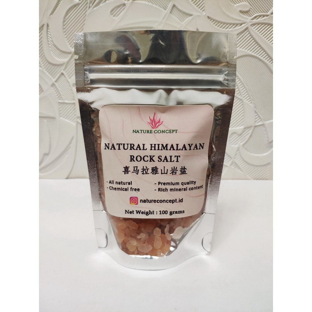 Himalayan High Grade Coarse Salt / Garam Himalaya kasar 100 grams