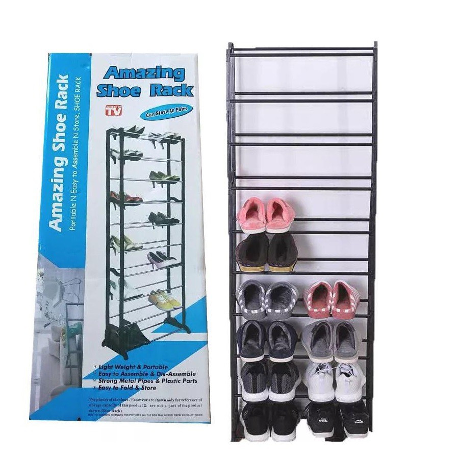 Rak Sepatu Stainless Murah Amazing Shoe Rack Terlihat Mewah As Seen On Tv Amazing Shoe Rack Shopee Indonesia