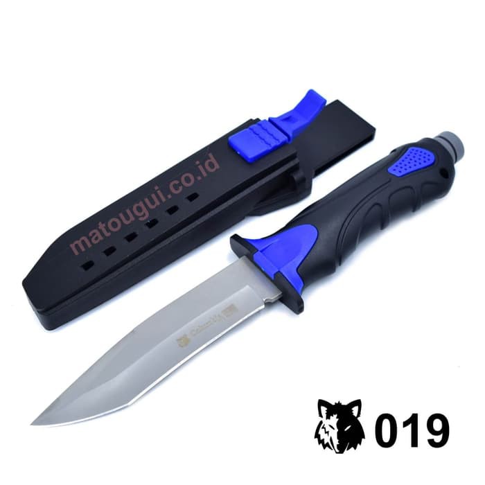 Murah Pisau Selam Stainless 019/ Dive Knife/ Saber Knives/ Sangkur/ Survival Keren