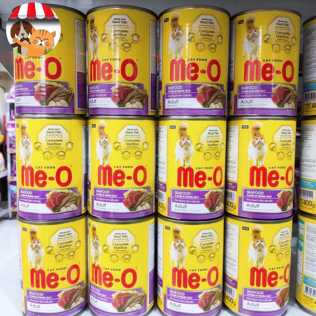 Me-O Cat Food Seafood - Makanan Basah Kucing - 400 gr