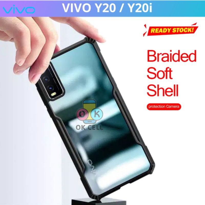 Har Soft Case Armor Vivo Y20 Y20i - Case Shockproof Transparan Softcase Premium