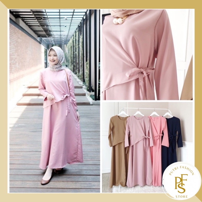 [COD] PROMO Baju Gamis Lebaran Remaja Kekinian Terbaru 2022