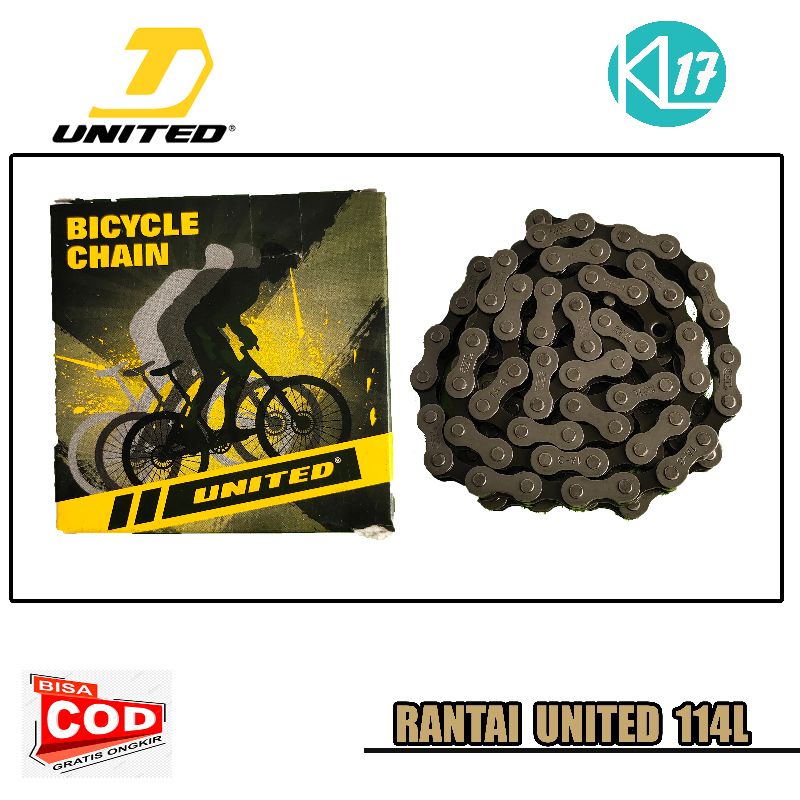 RANTAI SEPEDA BMX UNITED RANTAI SEPEDA SINGLE SPEED RANTAI SEPEDA BMX SEPEDA MINI ANAK SEPEDA ONTHE