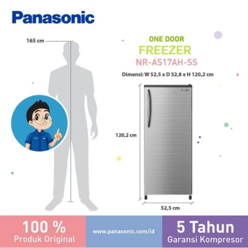 FREEZER PANASONIC NR-AS17AH-SS