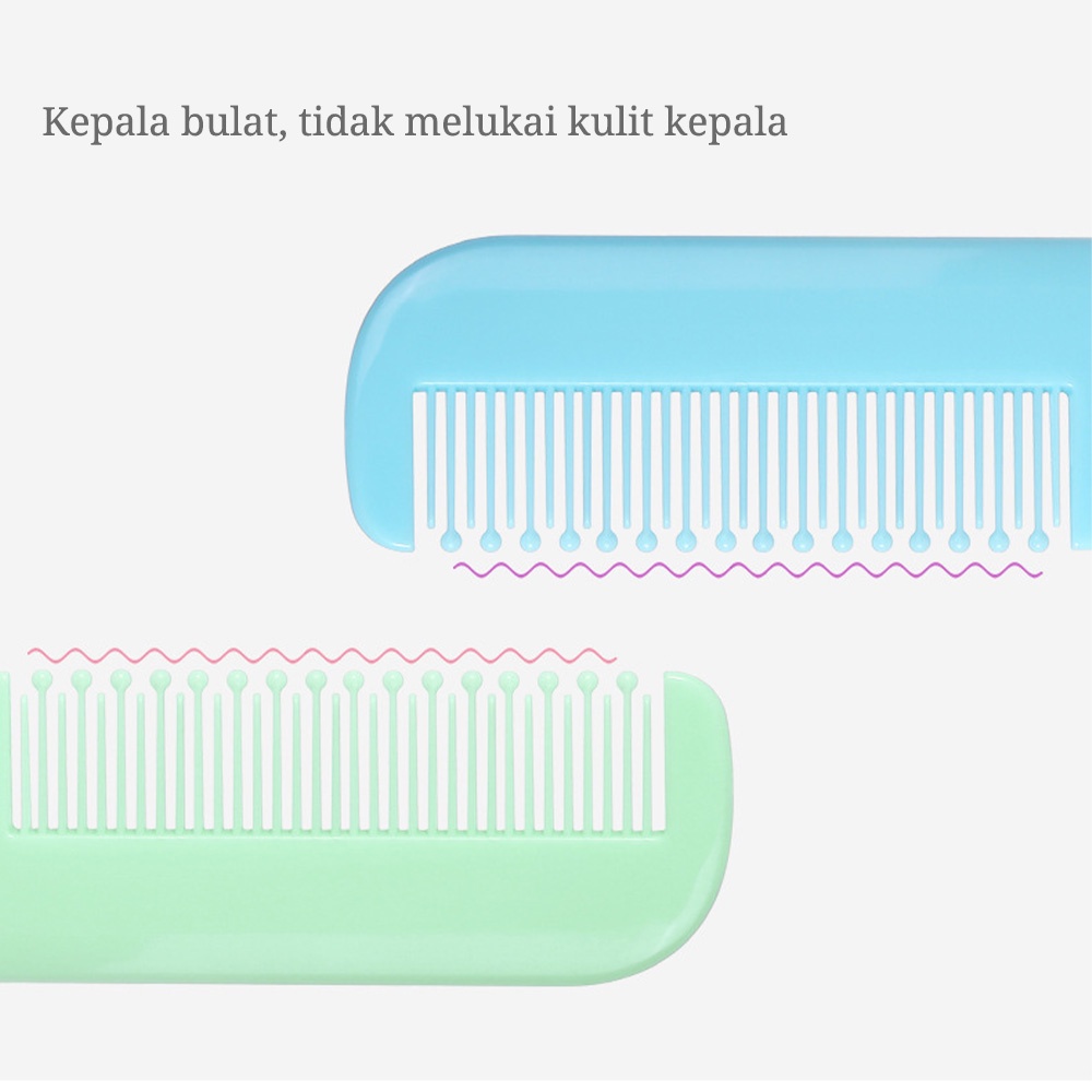 Ivorybaby Sisir Bayi untuk Perawatan Rambut Bayi sisir comb lembut