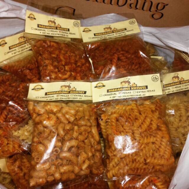 Makaroni bantet khas tasikmalaya 80gr | Shopee Indonesia