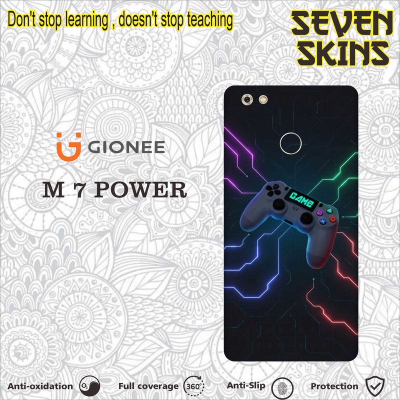 SKIN HANDPHONE DAPAT 2 PCS  GIONEE M 7 POWER GAME