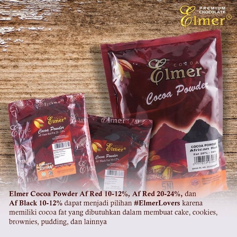 

ELMER AFRICAN COCOA POWDER 90G (Cokelat Bubuk/ Coklat Tabur)