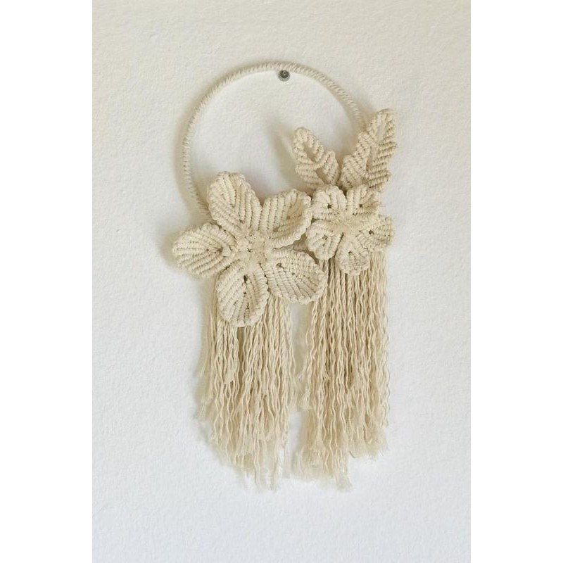 READY STOK) macrame hiasan dinding floret / macrame wall hanging (HD 027)