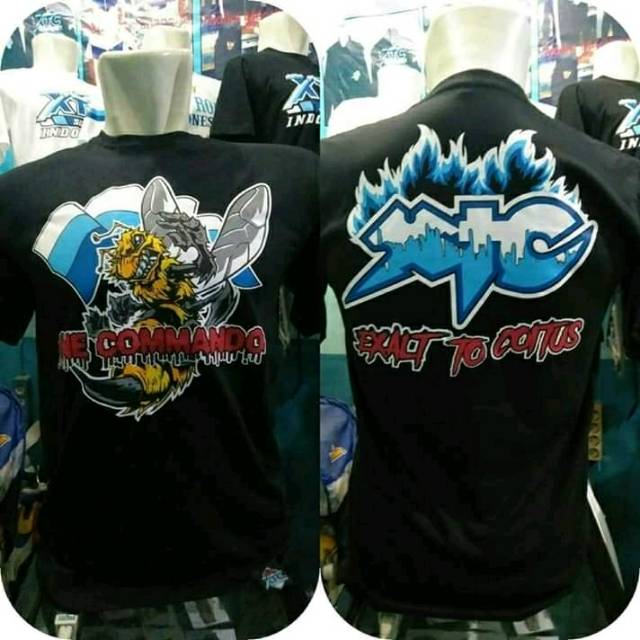 Kaos xtc resmi lebel pusat