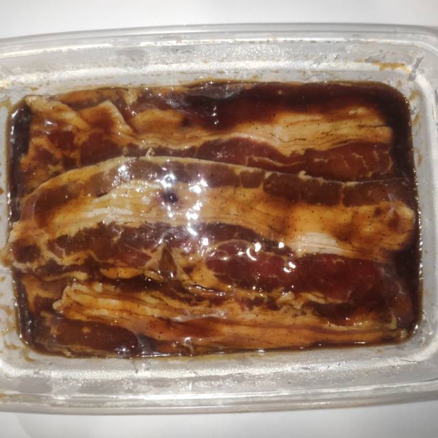 Beef slice marinade/beef belly