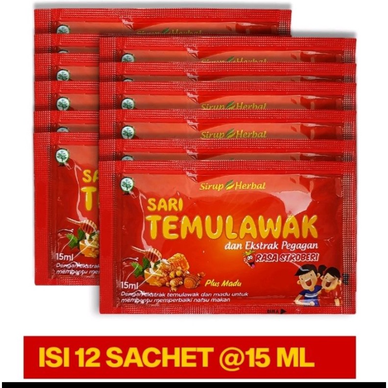 SARI TEMULAWAK PLUS MADU 15ML RASAJERUK