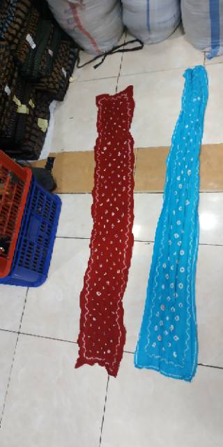 Angkin jumputan - Pengikat perut kebaya - Kemben jumput dan sesirangan