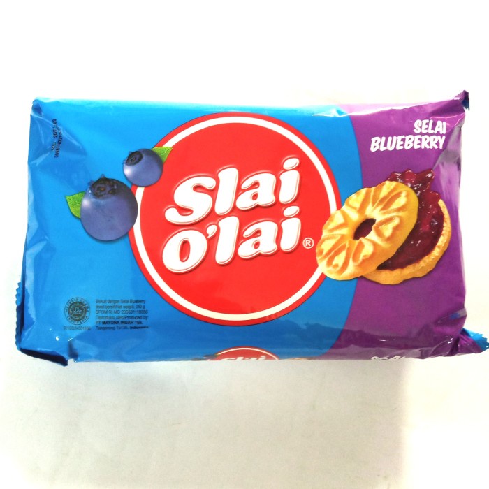 

Wafer-Biskuit- Biskuit Slai Olai Roma 240Gr. | Slai Olay/Selai. - Blue Berry -Biskuit-Wafer.