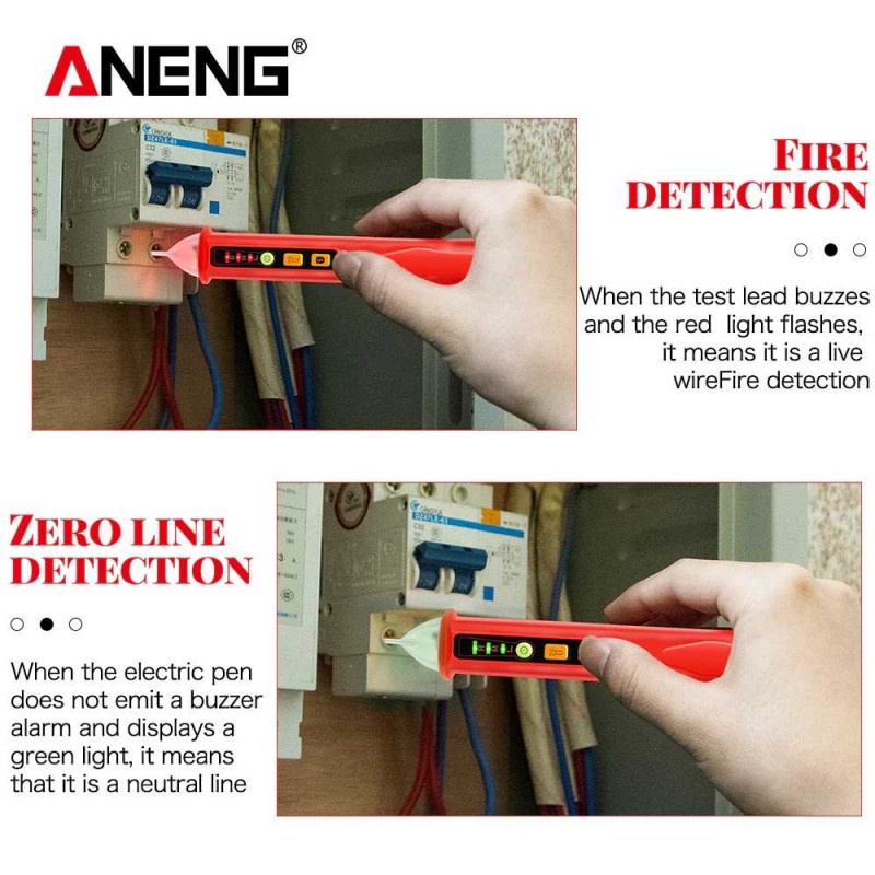 Tespen Tester Pen Non Contact AC Voltage Alert Detector 12V-1000V