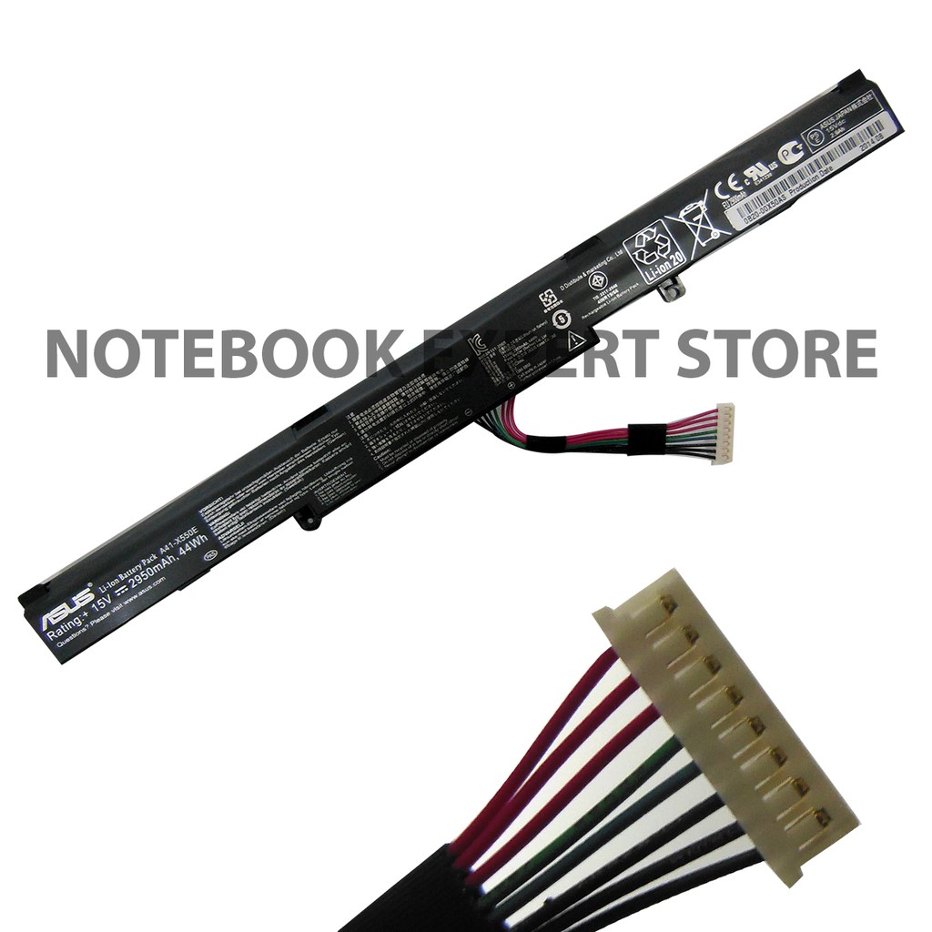 Baterai Original Laptop ASUS A450J , F550 , X550 A41-X550E