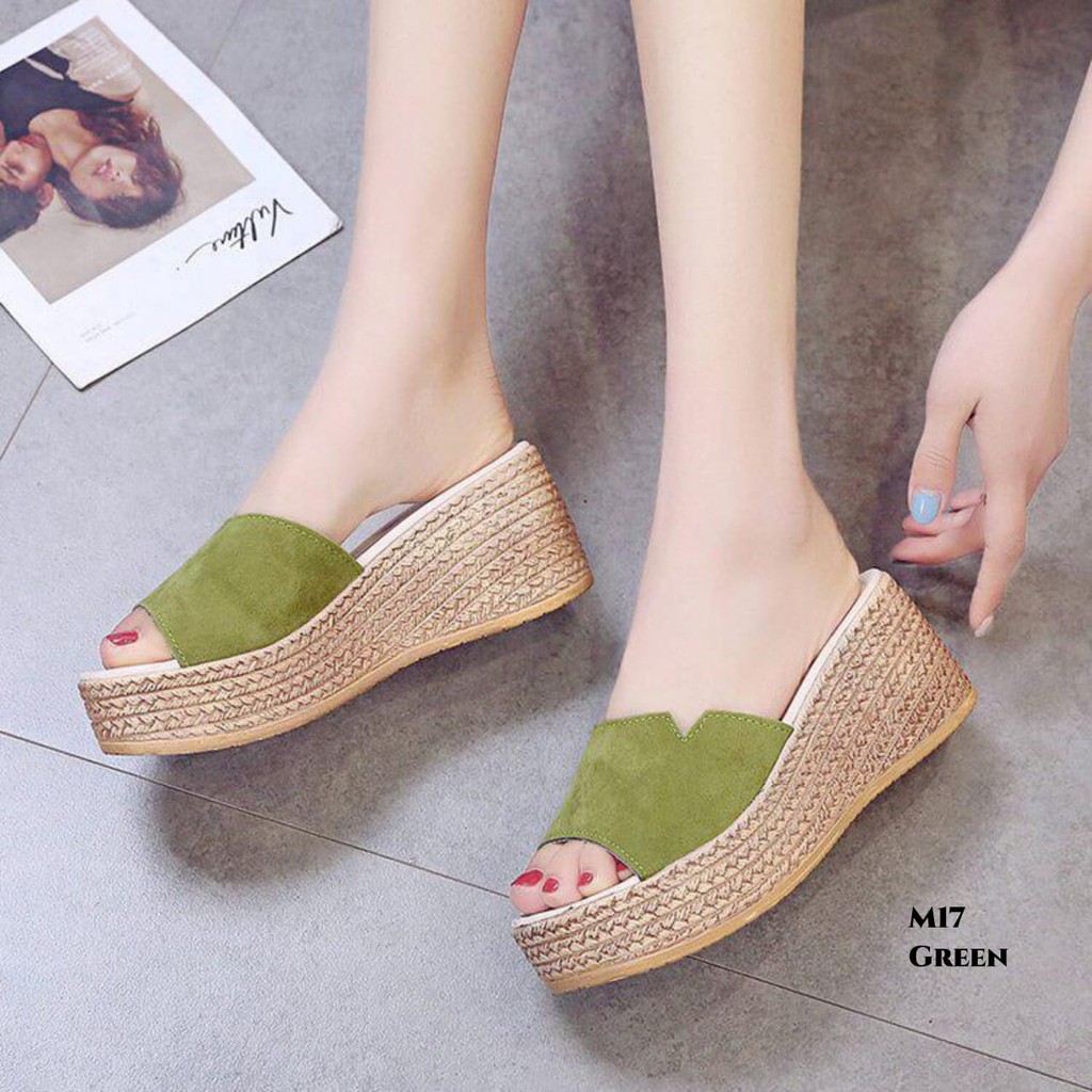 RESTOCK WYN WEDGES SANDAL FASHION KOREA SHOES M17