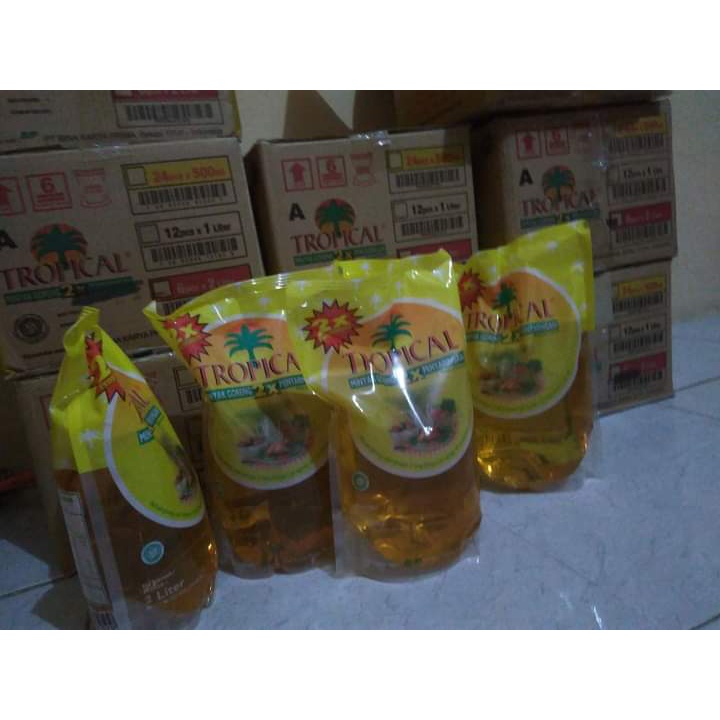 

promo - minyak goreng Tropical 2 liter - 1 dus x 6 pcs - beli 5 gratis 1 dus