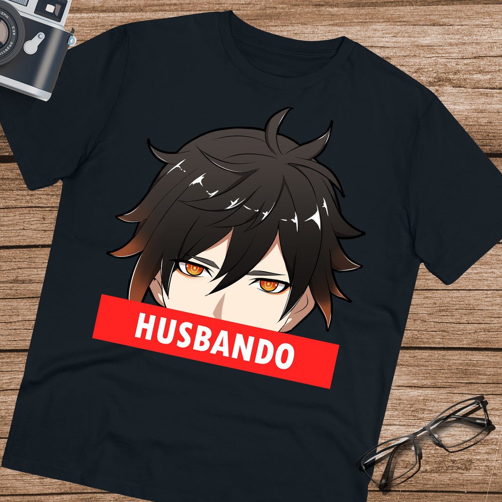 Tshirt Genshin Impact Zhongli as Husbando Kakkoi Character