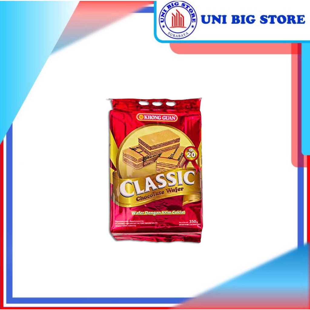 

Khong Guan Classic Chocolate Wafer Cream 350 gram